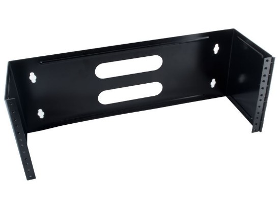 Picture of 4u Wall Mount Bracket - Hinged - Black