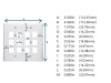 Picture of 12 Port Keystone Faceplate - Dual Gang - Ivory