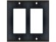 Picture of Dual Gang Decorex Wall Plate - Black
