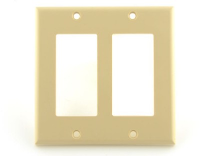 Picture of Dual Gang Decorex Wall Plate - Ivory