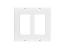 Picture of Dual Gang Decorex Wall Plate - White