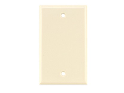 Picture of Blank Keystone Faceplate - Single Gang - Almond