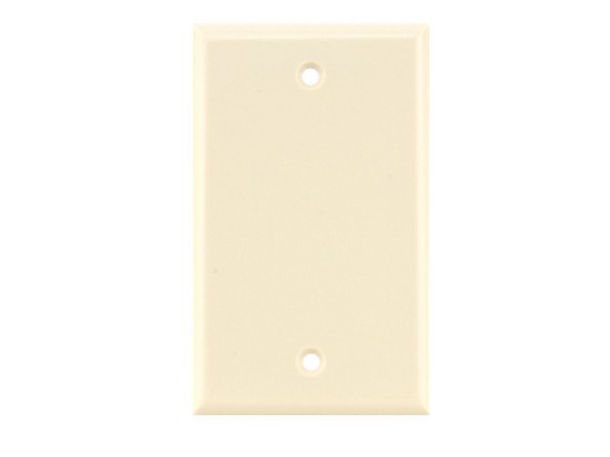 Picture of Blank Keystone Faceplate - Single Gang - Almond