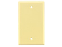 Picture of Blank Keystone Faceplate - Single Gang - Ivory