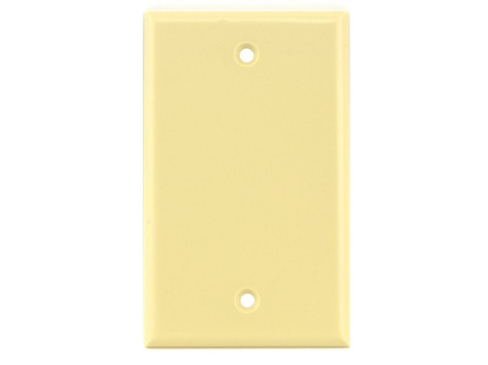 Picture of Blank Keystone Faceplate - Single Gang - Ivory