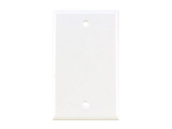 Picture of Blank Keystone Faceplate - Single Gang - White