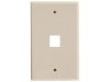 Picture of 1 Port Keystone Faceplate - Single Gang - Ivory