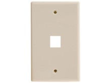 Picture of 1 Port Keystone Faceplate - Single Gang - Ivory
