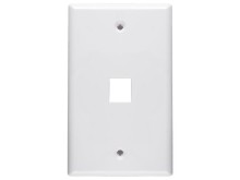 Picture of 1 Port Keystone Faceplate - Single Gang - White