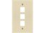 Picture of 3 Port Keystone Faceplate - Single Gang - Almond