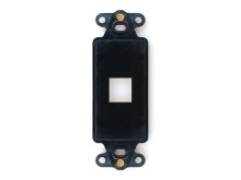 Picture of 1 Port Decorex Face Plate Insert - Black