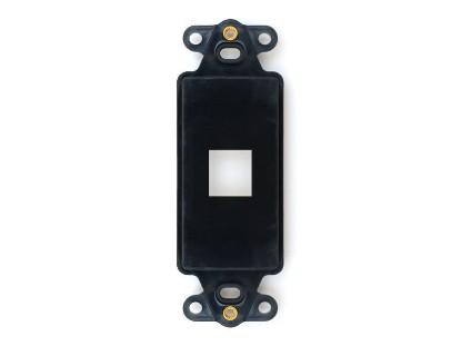 Picture of 1 Port Decorex Face Plate Insert - Black