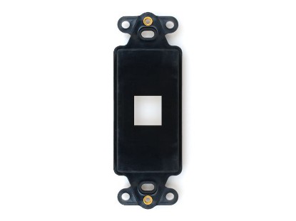 Picture of 1 Port Decorex Face Plate Insert - Black