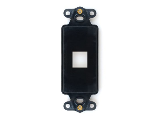 Picture of 1 Port Decorex Face Plate Insert - Black