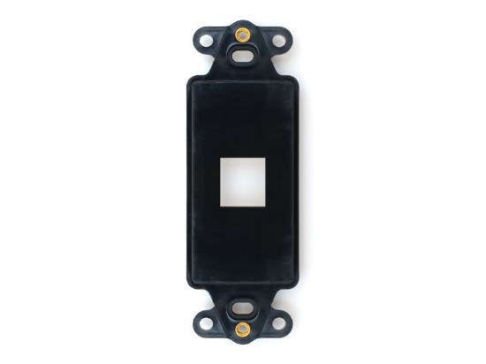 Picture of 1 Port Decorex Face Plate Insert - Black