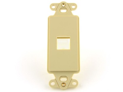 Picture of 1 Port Decorex Face Plate Insert - Ivory