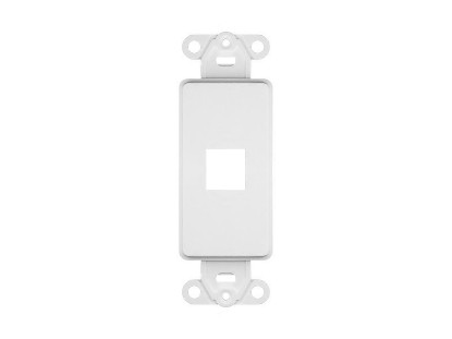 Picture of 1 Port Decorex Face Plate Insert - White