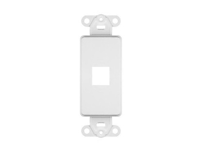 Picture of 1 Port Decorex Face Plate Insert - White