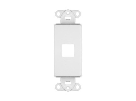 Picture of 1 Port Decorex Face Plate Insert - White