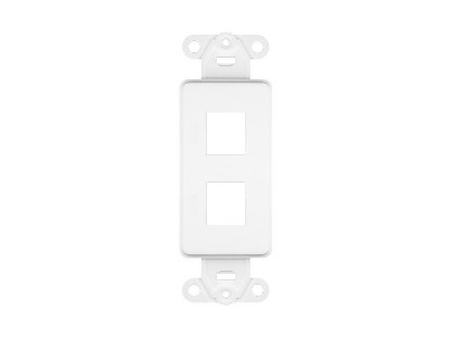 Picture of 2 Port Decorex Face Plate Insert - White