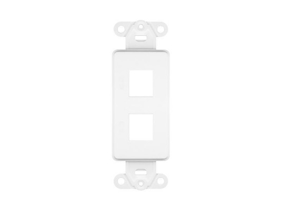 Picture of 2 Port Decorex Face Plate Insert - White