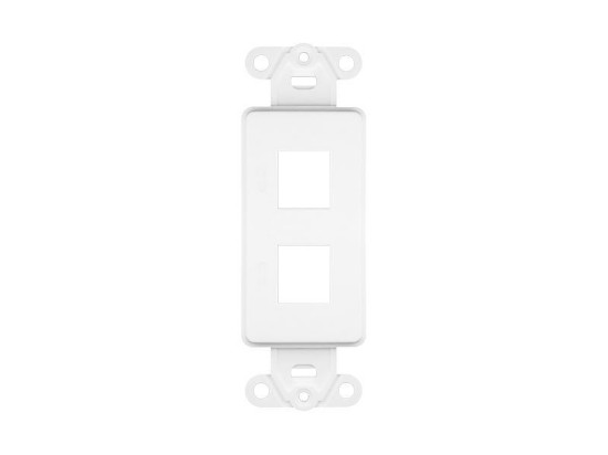 Picture of 2 Port Decorex Face Plate Insert - White