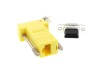 Picture of Modular Adapter Kit - DB9 Female to RJ45 - Yellow