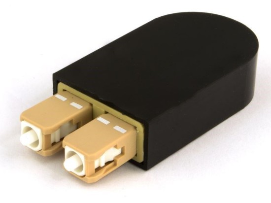 Picture of SC Fiber Optic Loopback Adapter - OM4, UPC (50/125)