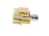 Picture of BNC 75 Ohm Feed Through Keystone Jack - Ivory