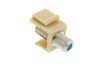 Picture of F-Type 3GHz Feed Through Keystone Jack - Ivory