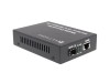 Picture of 10 Gigabit Fiber Media Converter - Open SFP Slot, 10GBase-T, Singlemode or Multimode