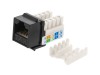 Picture of CAT6A SpeedTerm™ Keystone Jack 90 Degree - Black