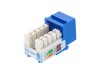 Picture of CAT6A SpeedTerm™ Keystone Jack 90 Degree - Blue