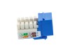 Picture of CAT6A SpeedTerm™ Keystone Jack 90 Degree - Blue