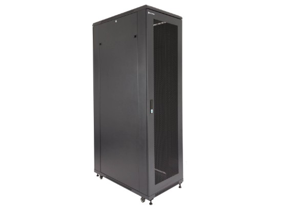 Picture of Server Enclosure 42U 23"W x 39"D x 80"H, Vented Front Door, Removable Side Panels, Split Vented Rear Doors, Knockdown