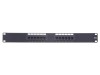 Picture of 12 Port CAT5e Rack Mount Patch Panel - 1U