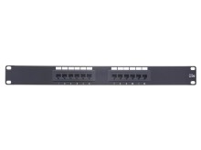 Picture of 12 Port CAT5e Rack Mount Patch Panel - 1U