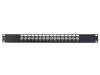 Picture of 16 Port Fully Loaded 75 Ohm Isolated BNC Coaxial Patch Panel - 1U