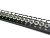 Picture of 16 Port Fully Loaded 75 Ohm Isolated BNC Coaxial Patch Panel - 1U