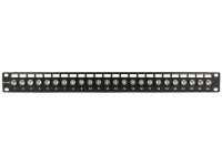 Picture of 24 Port Fully Loaded F-Type Coaxial Patch Panel - 1U