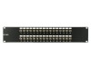 Picture of 32 Port Fully Loaded 75 Ohm BNC Coaxial Patch Panel - 2U