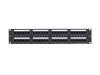 Picture of 48 Port CAT5e Rack Mount Patch Panel - 2U