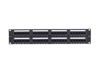 Picture of 48 Port CAT6 Rack Mount Patch Panel - 2U