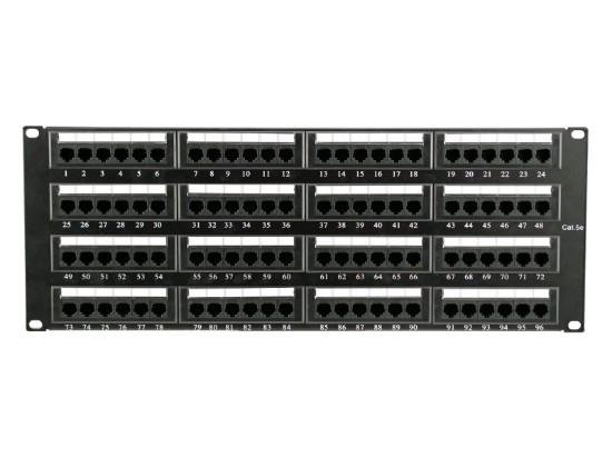 Picture of 96 Port CAT5e Rack Mount Patch Panel - 4U