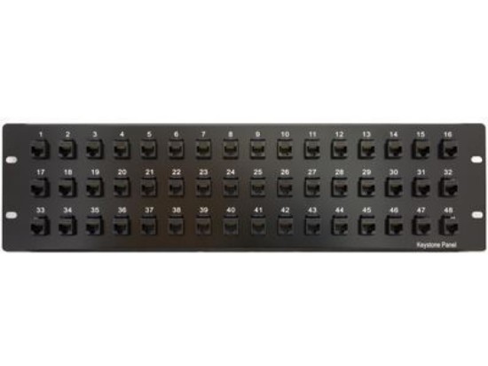 Picture of CAT5e Feed Through Patch Panel - 48 Port