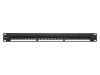 Picture of CAT5e High-Density Feed Through Patch Panel - 24 Port, 1U