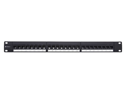 Picture of CAT5e High-Density Feed Through Patch Panel - 24 Port, 1U