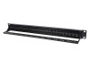 Picture of CAT5e High-Density Feed Through Patch Panel - 24 Port, 1U
