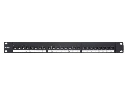 Picture of CAT6 High-Density Feed Through Patch Panel - 24 Port, 1U