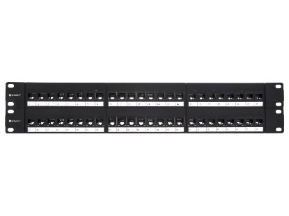 Picture of CAT6 High-Density Feed Through Patch Panel - 48 Port, 2U